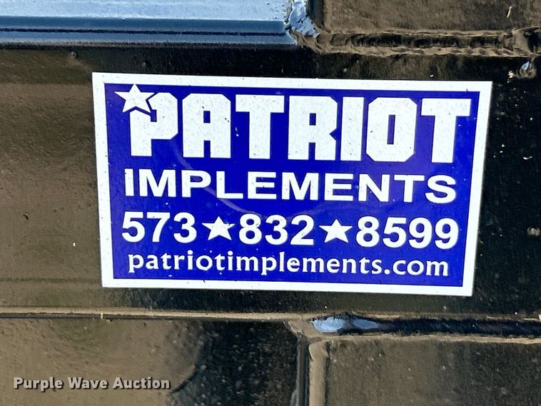 image for item EK3058 Patriot Implements skid steer root rake