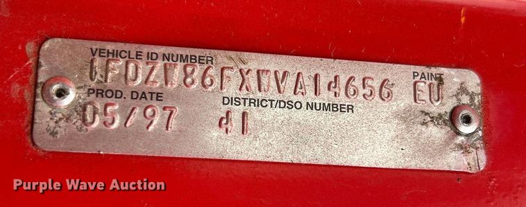 image for item EK3098 1998 Ford LT8501 dump truck