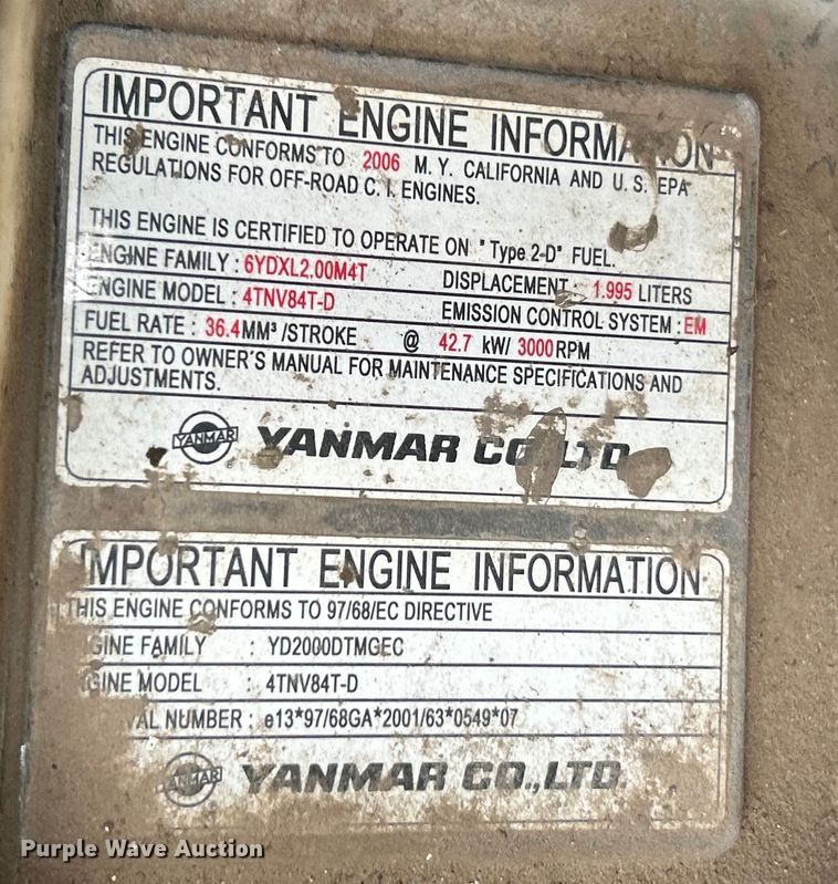 image for item EK4976 2006 Whiteman STX-55Y-6 power trowel