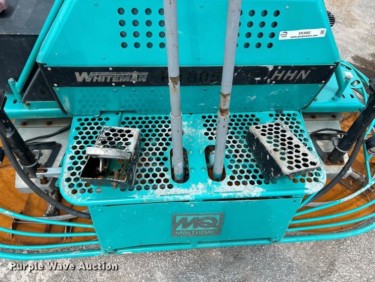 image for item EK4982 2017 Whiteman HHNG5 power trowel