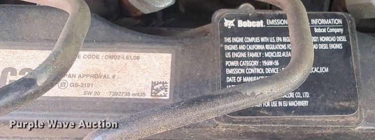 image for item EQ2005 2022 Bobcat T450 tracked skid steer loader