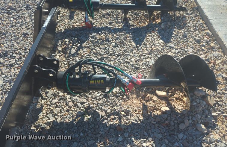 image for item EQ2016 Miva skid steer auger