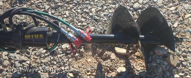 image for item EQ2016 Miva skid steer auger