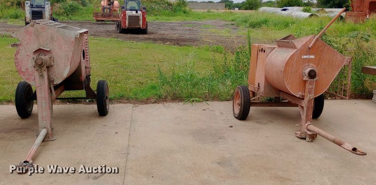 image for item LX9844 (2) concrete mixers