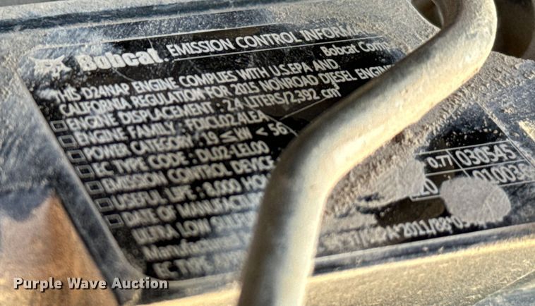 image for item NQ9762 2015 Bobcat T650 tracked skid steer loader