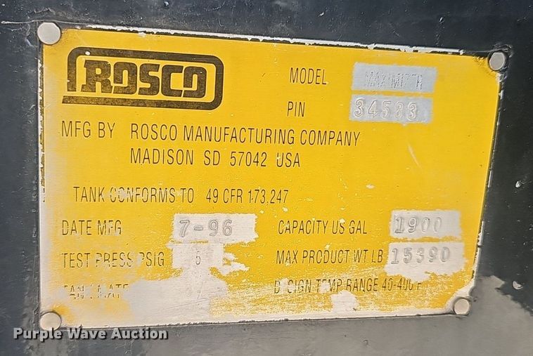 image for item NX9055 1996 Ford F800 oil distributor truck