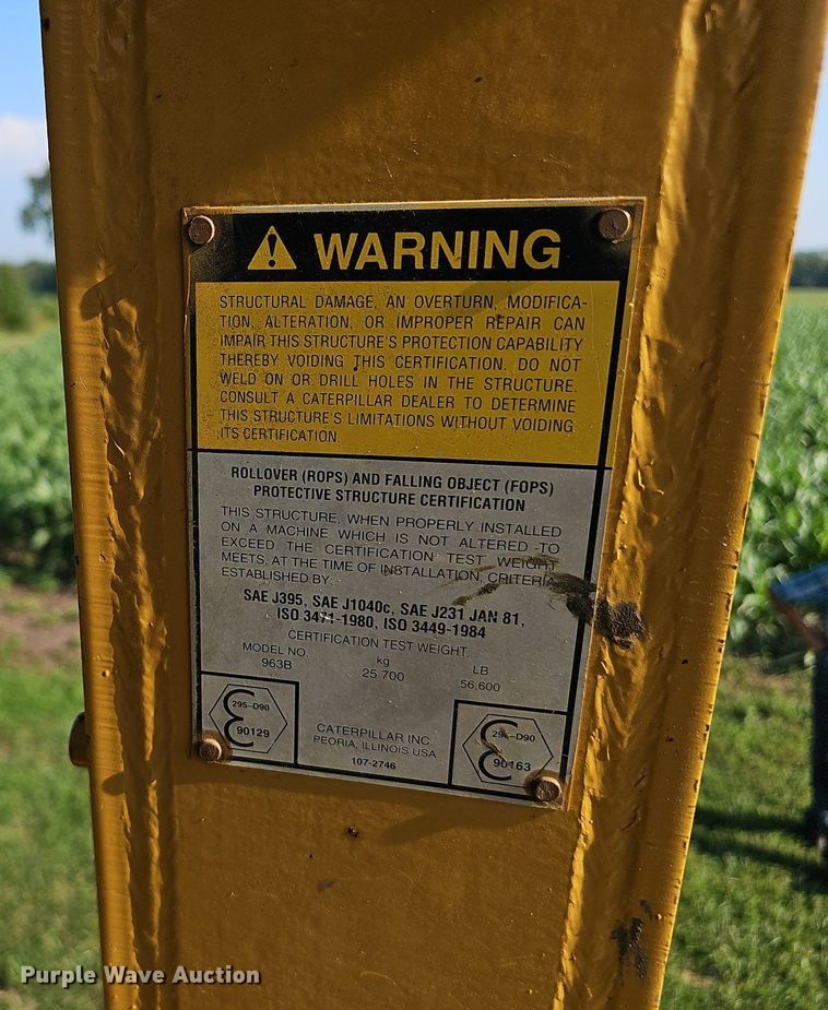 image for item NX9093 1998 Caterpillar  963B track loader