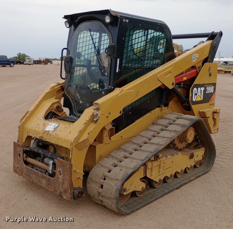 image for item NY9428 2016 Caterpillar 289D skid steer loader