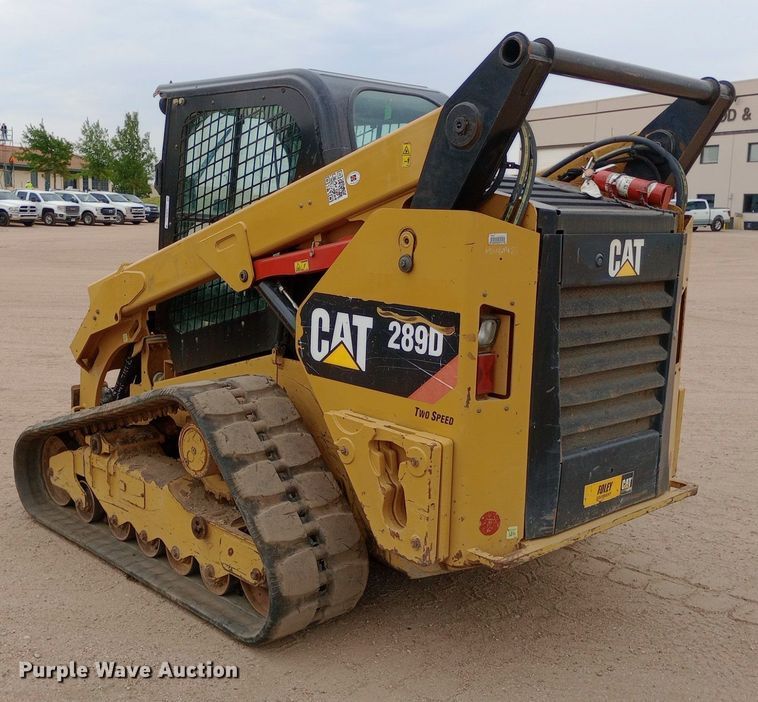 image for item NY9428 2016 Caterpillar 289D skid steer loader
