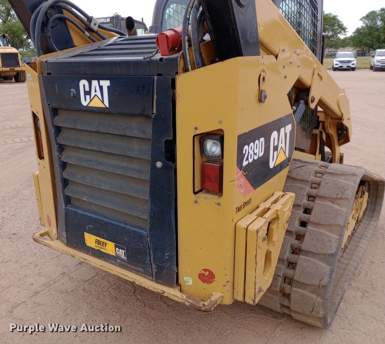 image for item NY9428 2016 Caterpillar 289D skid steer loader