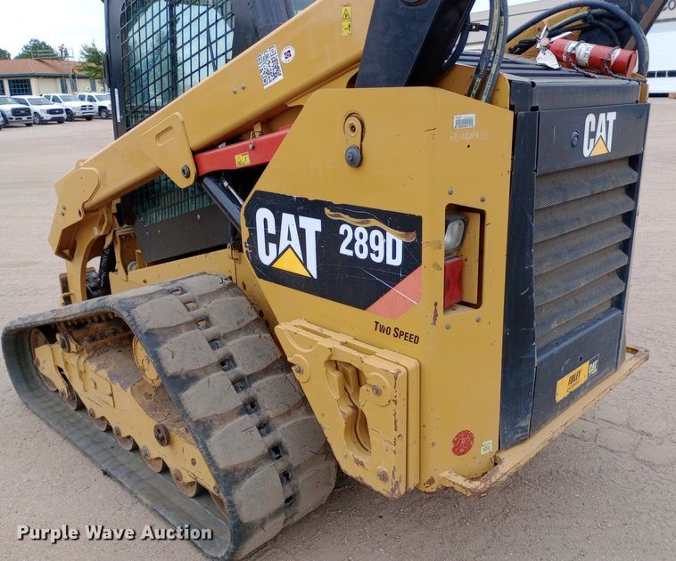 image for item NY9428 2016 Caterpillar 289D skid steer loader