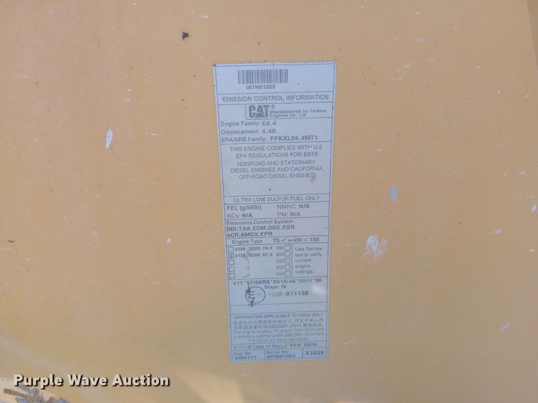 image for item NY9466 2015 Caterpillar  420F2 backhoe