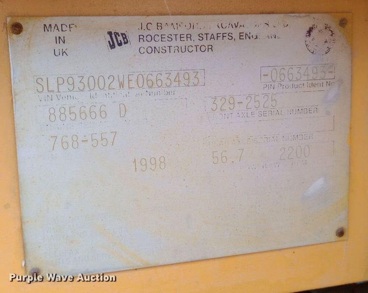 image for item NY9497 1998 JCB 930 forklift