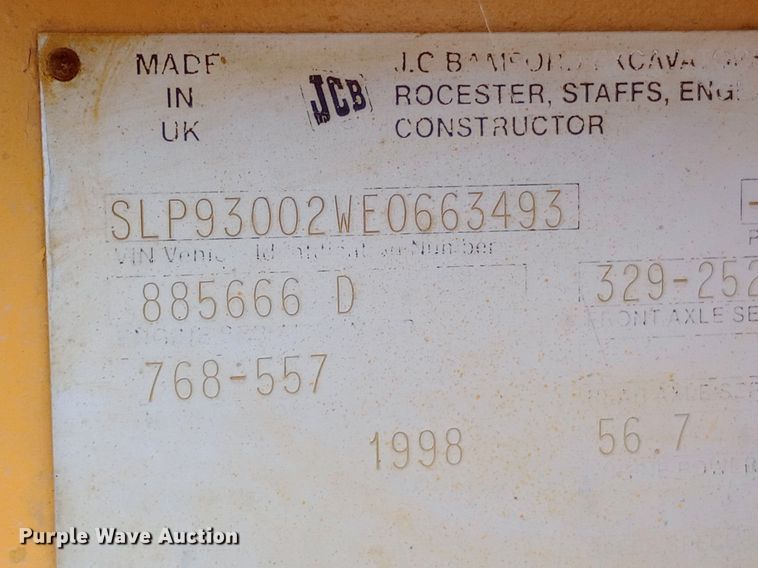 image for item NY9497 1998 JCB 930 forklift