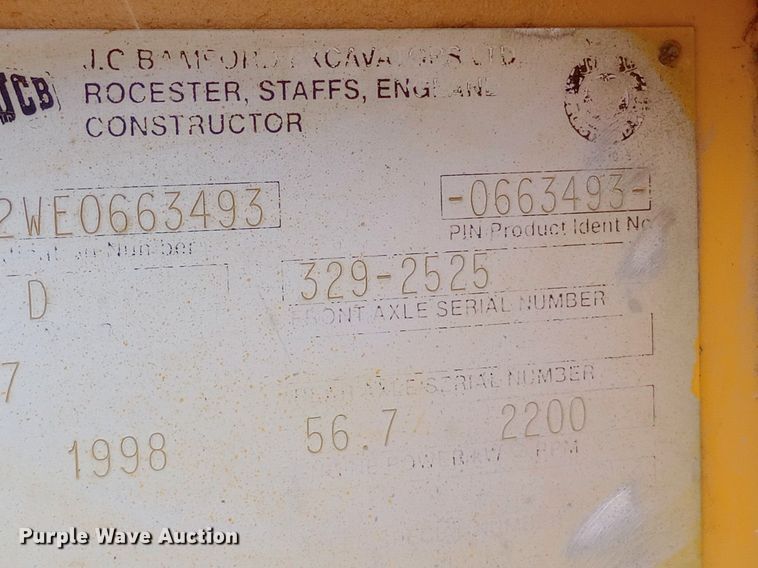 image for item NY9497 1998 JCB 930 forklift