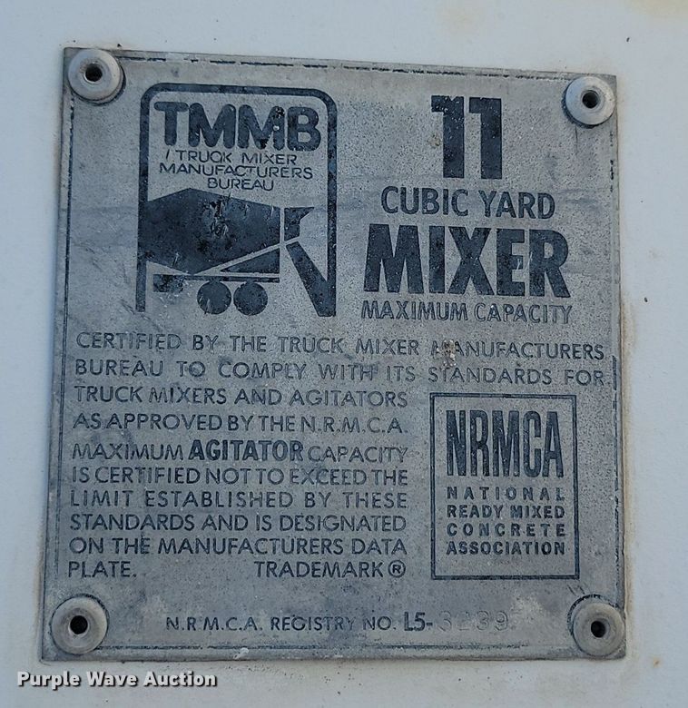 image for item OD9713 1989 International  Paystar 5000 ready mix truck