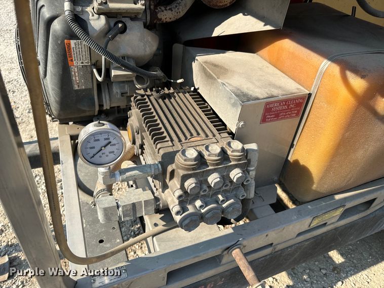 image for item OF9970 Hydro Tek SCU35009VAF pressure washer trailer