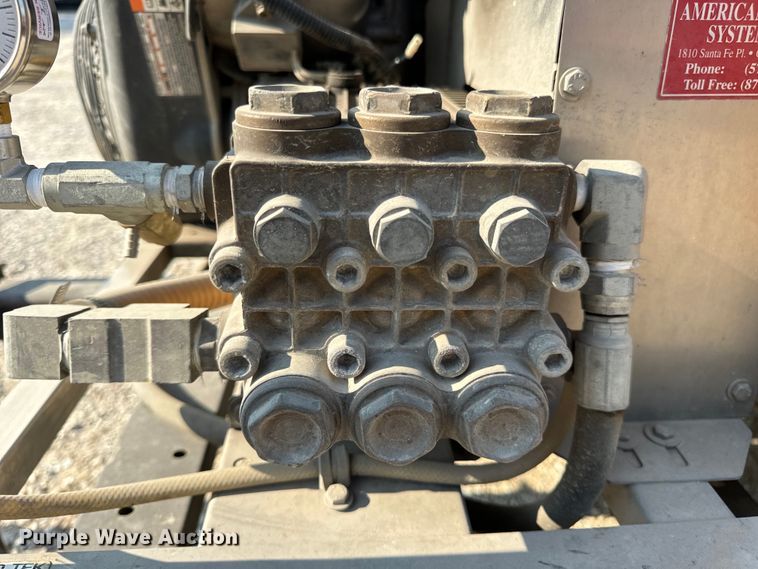 image for item OF9970 Hydro Tek SCU35009VAF pressure washer trailer