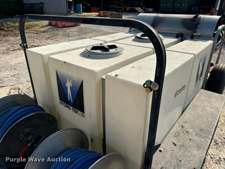 image for item OF9970 Hydro Tek SCU35009VAF pressure washer trailer
