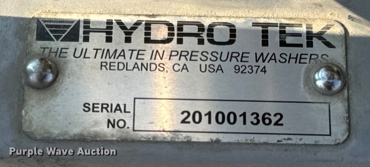 image for item OF9970 Hydro Tek SCU35009VAF pressure washer trailer
