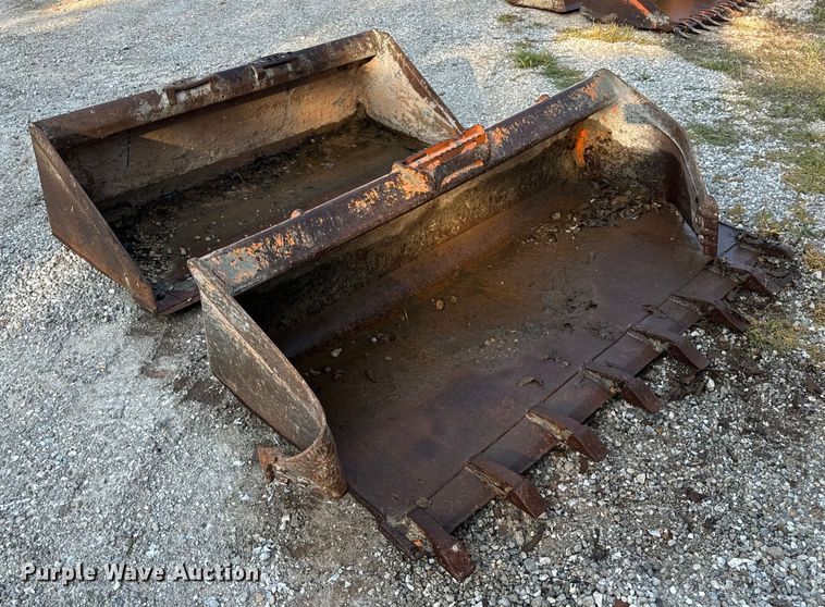 image for item OF9980 (2) skid steer buckets