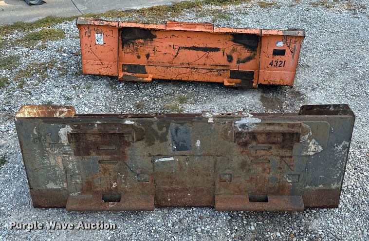 image for item OF9980 (2) skid steer buckets