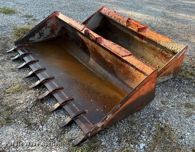 image for item OF9981 (2) skid steer buckets