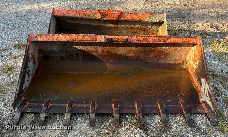 image for item OF9981 (2) skid steer buckets