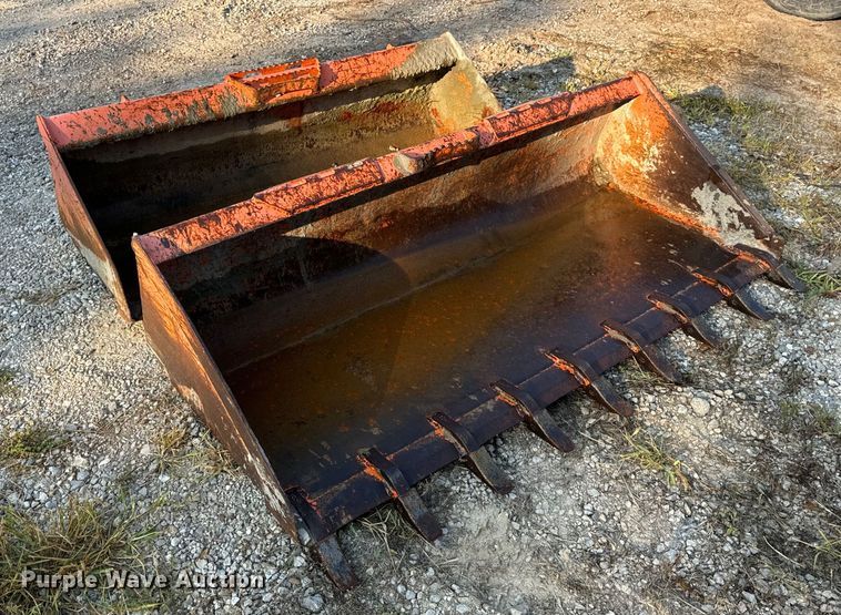 image for item OF9981 (2) skid steer buckets