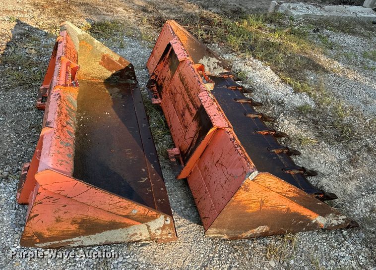 image for item OF9981 (2) skid steer buckets