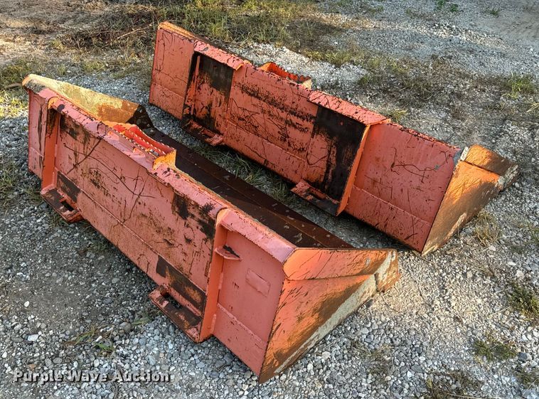 image for item OF9981 (2) skid steer buckets