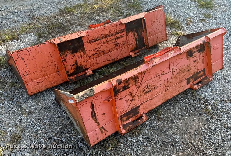 image for item OF9981 (2) skid steer buckets