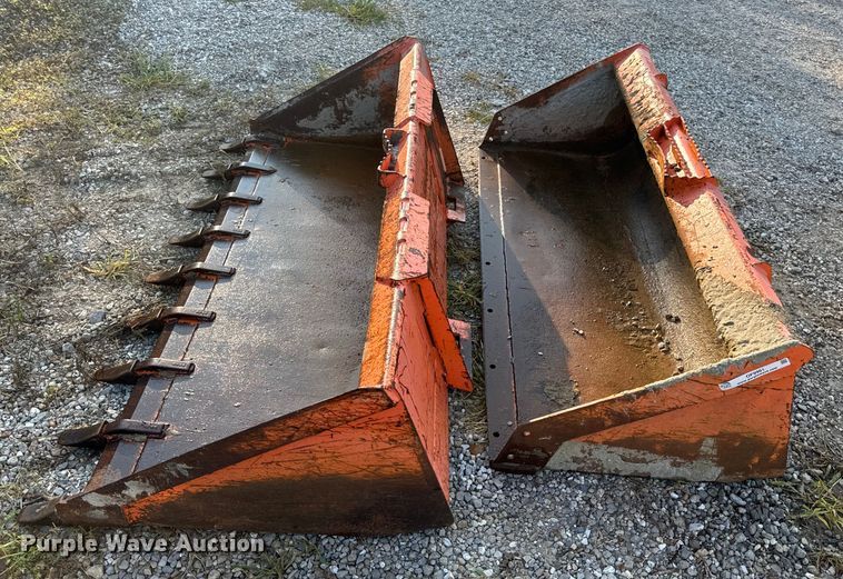 image for item OF9981 (2) skid steer buckets