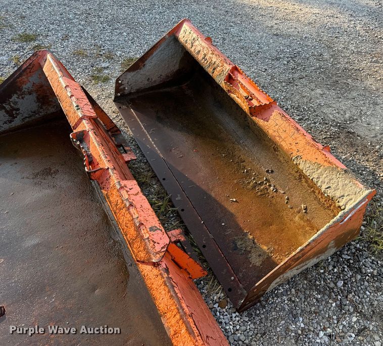 image for item OF9981 (2) skid steer buckets