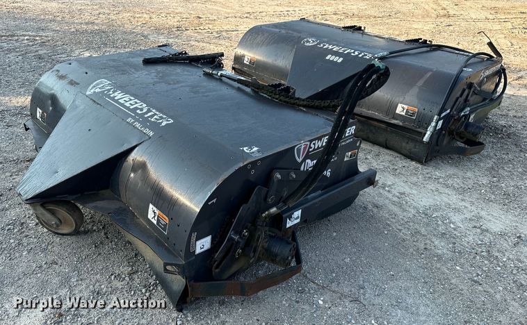 image for item OF9982 (2) Sweepster skid steer sweepers