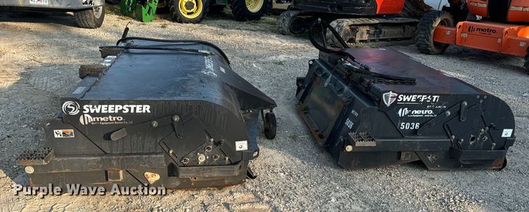image for item OF9982 (2) Sweepster skid steer sweepers