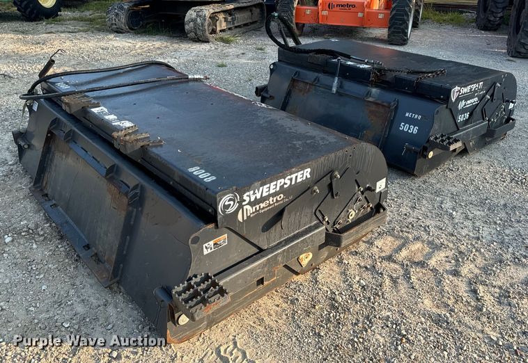 image for item OF9982 (2) Sweepster skid steer sweepers