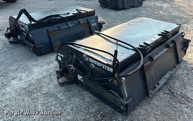 image for item OF9982 (2) Sweepster skid steer sweepers