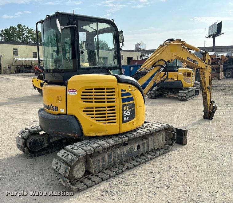 image for item OF9996 2012 Komatsu PC55MR-3 mini excavator
