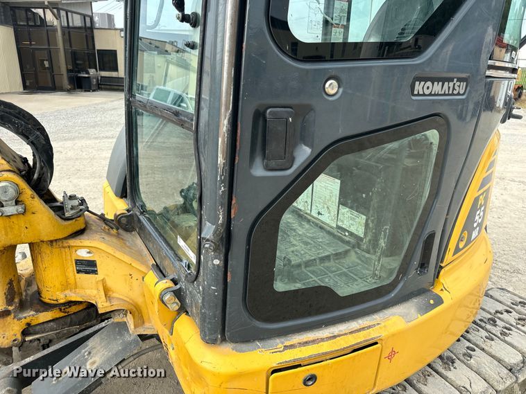 image for item OF9996 2012 Komatsu PC55MR-3 mini excavator