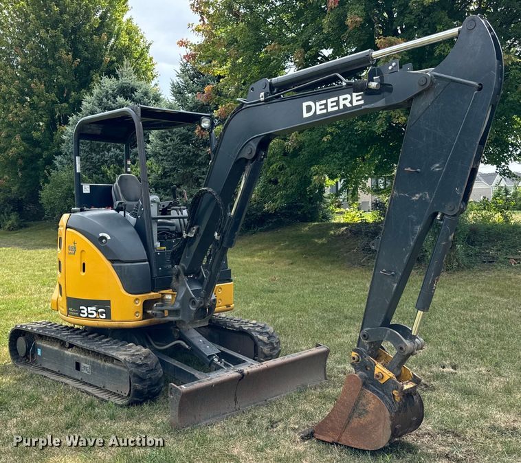 image for item OG9614 2020 John Deere 35G mini excavator