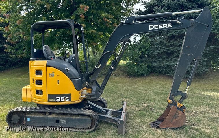 image for item OG9614 2020 John Deere 35G mini excavator