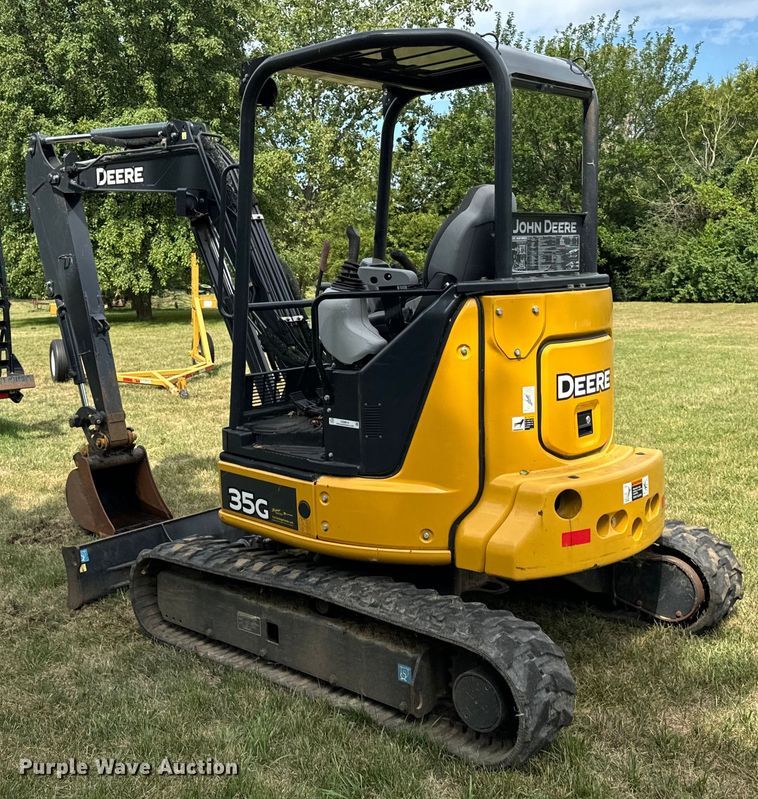 image for item OG9614 2020 John Deere 35G mini excavator
