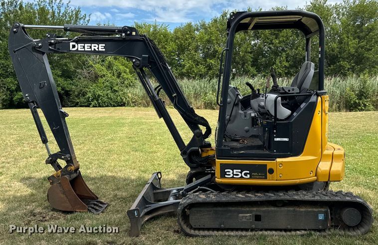 image for item OG9614 2020 John Deere 35G mini excavator
