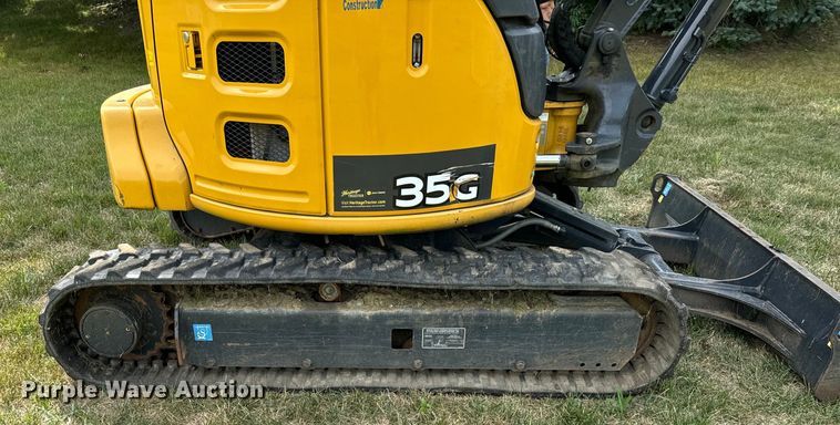 image for item OG9614 2020 John Deere 35G mini excavator