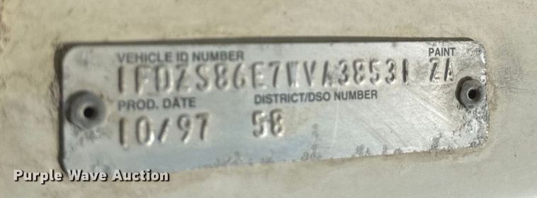 image for item OG9630 1998 Ford  LT8500 ready mix truck