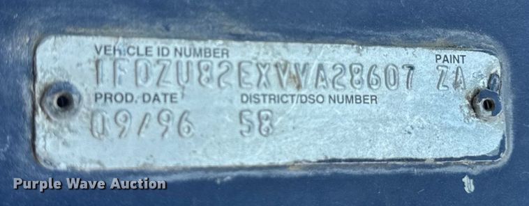 image for item OG9631 1997 Ford  LT8000 ready mix truck