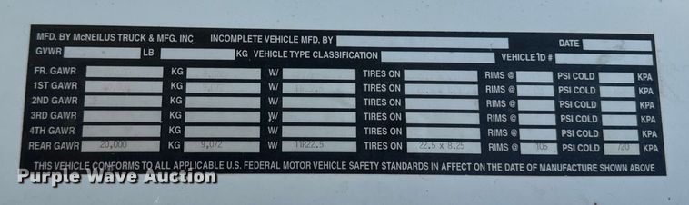 image for item OG9632 1999 Sterling  LT8513 ready mix truck