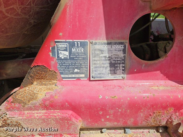 image for item OJ9809 2006 Terex  Advance ready mix truck