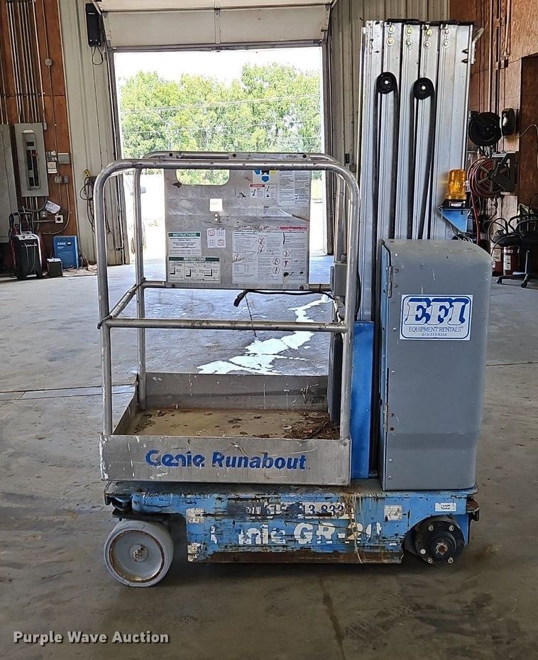 image for item OJ9819 Genie Runabout vertical lift